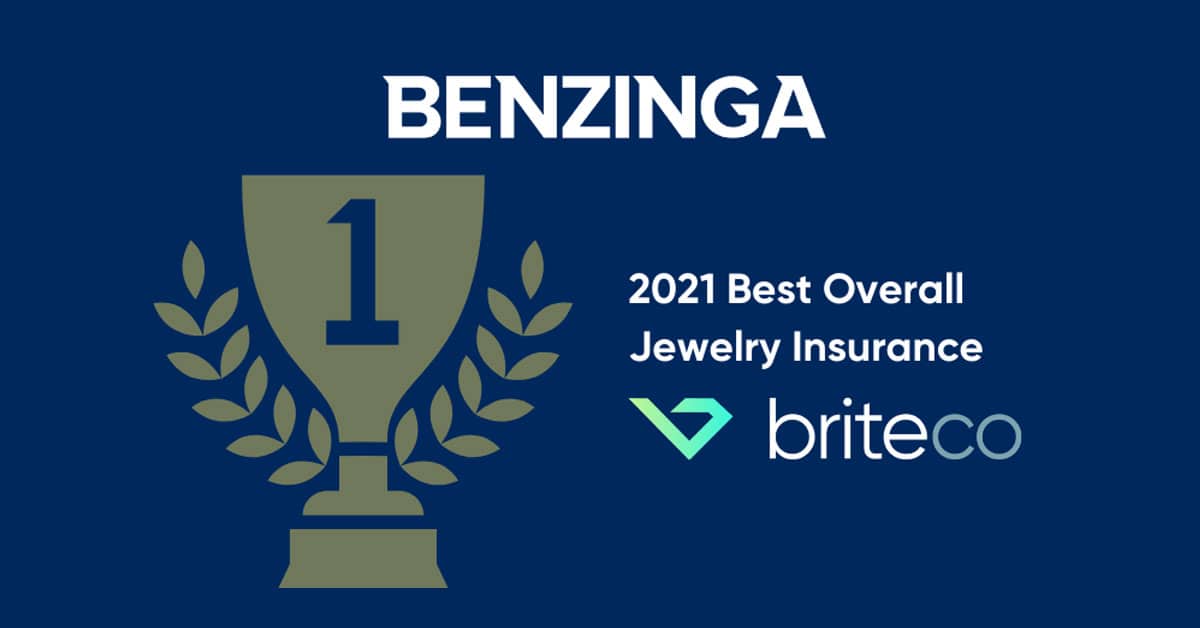 BriteCo Named Best Jewelry Insurance by Benzinga BriteCo BriteCo Named Best Jewelry Insurance by Benzinga BriteCo